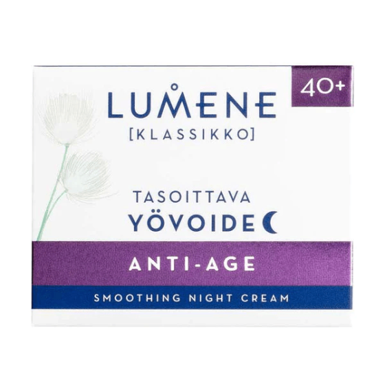 Lumene Klassikko Anti-age Подмладяващ нощен крем против бръчки за всеки тип кожа 50мл.