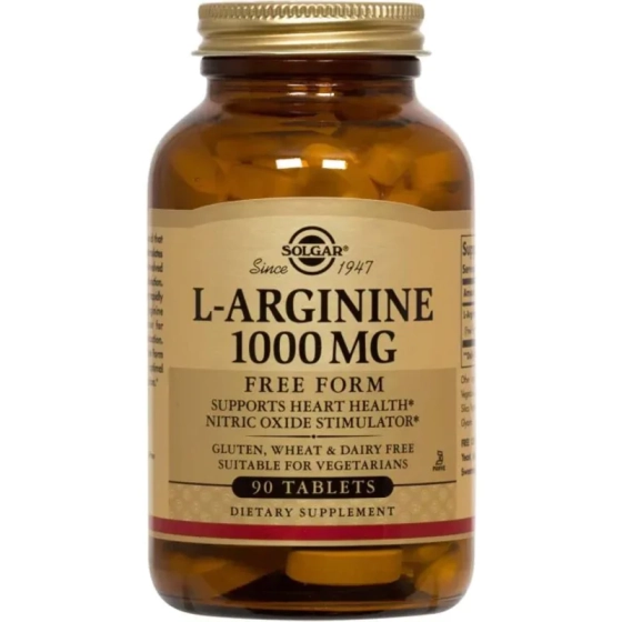 Solgar Л-Аргинин 1000 мг 90 таблетки