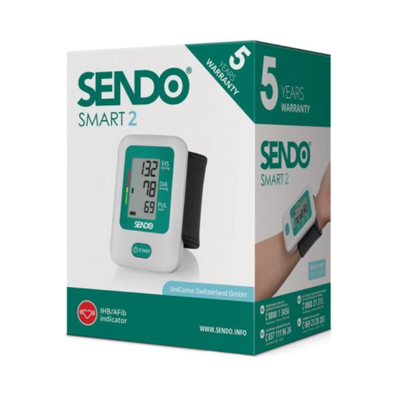 Sendo Smart 2 Електронен апарат за измерване на кръвно налягане за китка