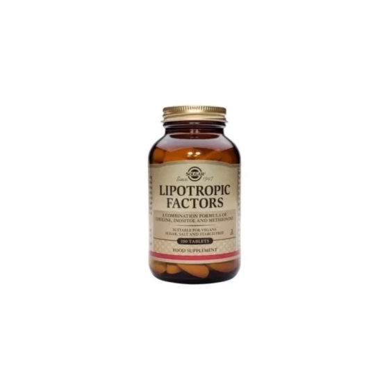 Solgar Липотропни Фактори 1000 мг 100 таблетки