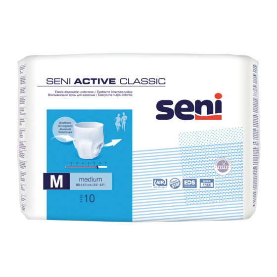 Seni Active Classic M Абсорбиращо бельо за еднократна употреба 10 броя