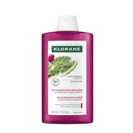 Klorane Шампоан с бодлива круша за дехидратирана и безжизнена коса 400мл