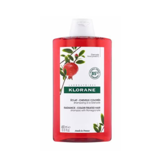 Klorane Pomegranate Шампоан за боядисана коса за блясък и хидратация с нар 400мл