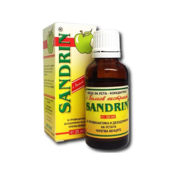 Сандрин с Билков екстракт Вода за уста концентрат 25мл