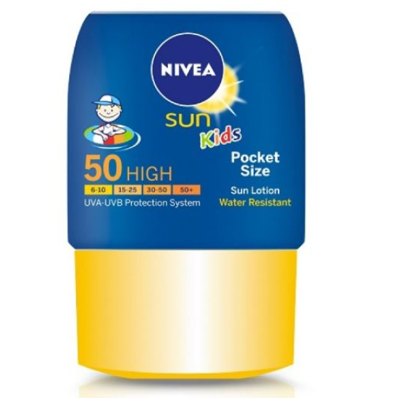 Nivea sun деца лосион spf50+ 50мл /джобен/80406
