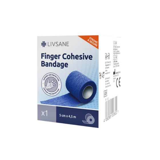 LIVSANE Фиксиращ бинт самозалепващ 5см/4,5м