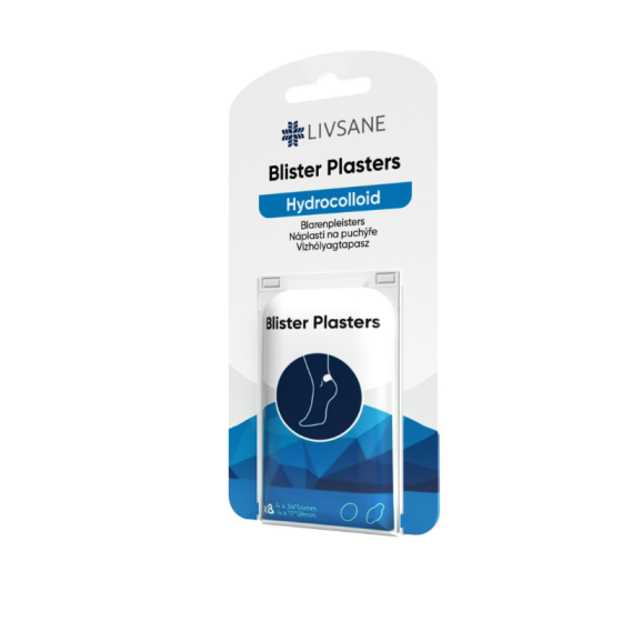 LIVSANE Хидроколоидни пластири в два размера 8 броя