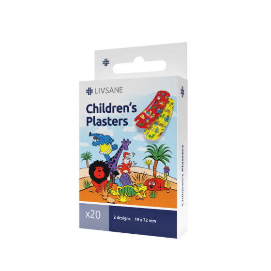 LIVSANE Детски пластири картонена кутия два вида 20 броя