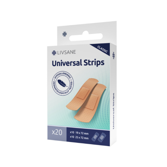 LIVSANE Classic universal Пластири в два размера 20 броя