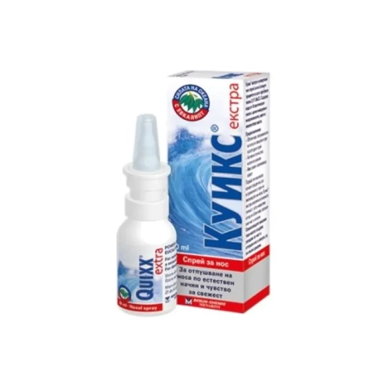 Куикс екстра спрей за нос 2.6% при запушен нос и проблеми със синусите 30мл