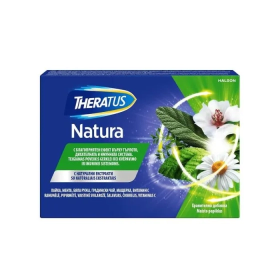 Тератус Натура при кашлица 16 таблетки за смучене