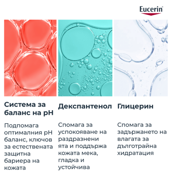 Eucerin pH5 Душ гел с натурални масла 400мл