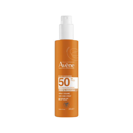 Avene Слънцезащитен спрей за възрастни за лице и тяло SPF50+ 200мл