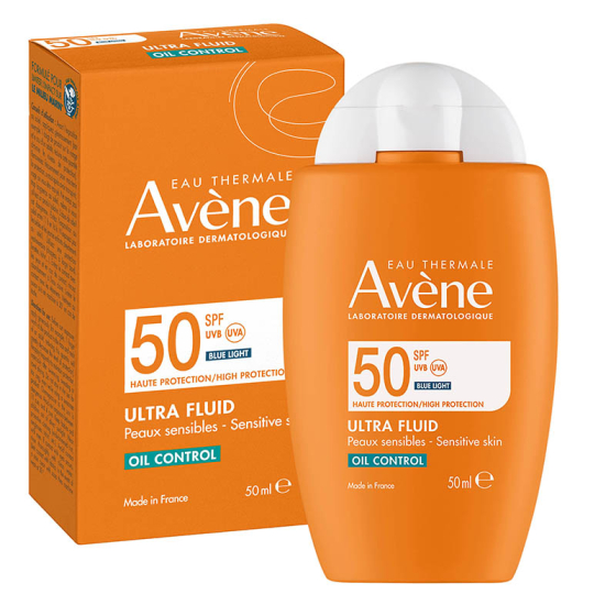 Avene Слънцезащитен ултра флуид за мазна кожа SPF50 50мл