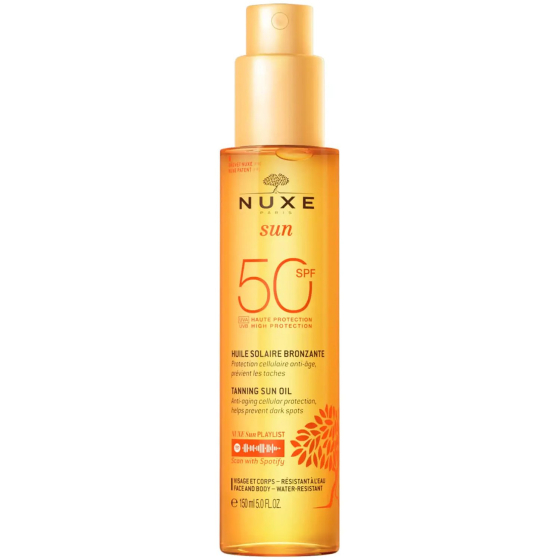 Nuxe Sun Олио за тен SPF50 150мл