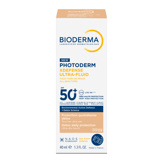 Bioderma Photoderm Xdefense Ултрафлуид светъл цвят SPF50+ 40мл