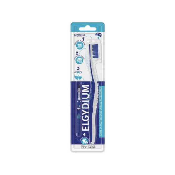 Elgydium Четка за зъби M Medium 4в1