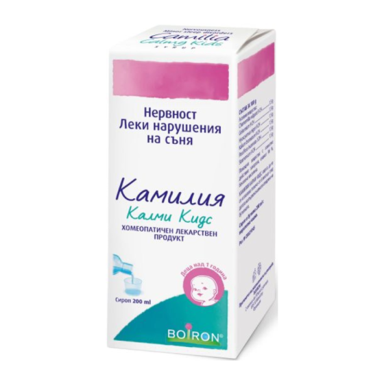 Камилия Калми Кидс сироп за деца при нервност и нарушения в съня 200мл