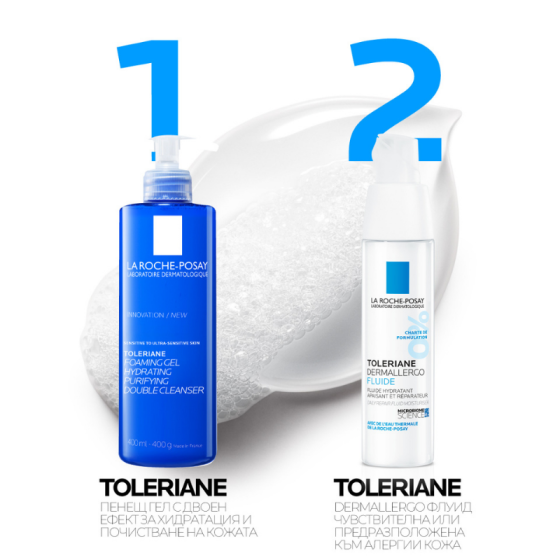 La Roche-Posay Toleriane Почистващ пенлив гел за чувствителна кожа 400мл 545822