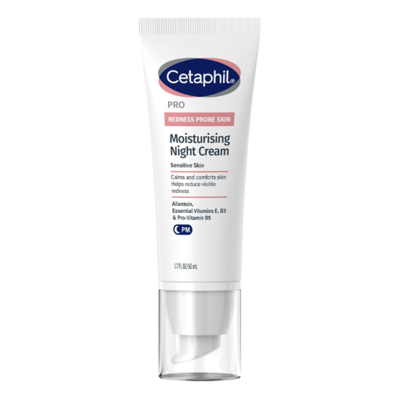 Cetaphil Pro Redness Control Хидратиращ нощен крем за лице за кожа, склонна към зачервявания 50мл