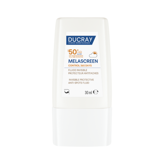 Ducray Melascreen Control 365 Days Невидим слънцезащитен флуид срещу петна SPF50+ 30мл