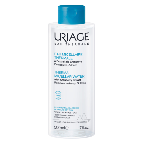 Uriage термална мицеларна вода за нормална към суха кожа 500мл