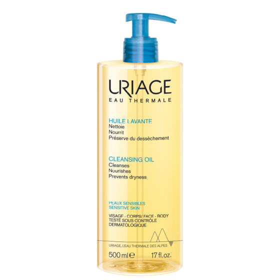 Uriage huile nettoyante уханно измиващо гел-олио  500мл