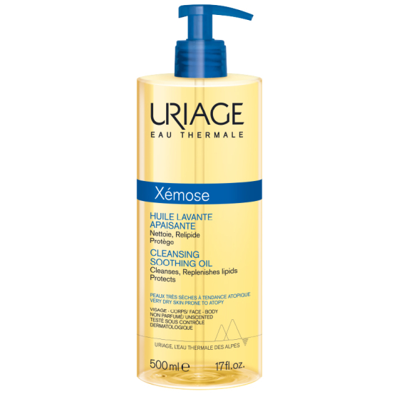 Uriage xemose huile почистващо гел-олио 500мл