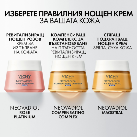 Vichy Neovadiol Rose Platinum Нощен крем 50мл