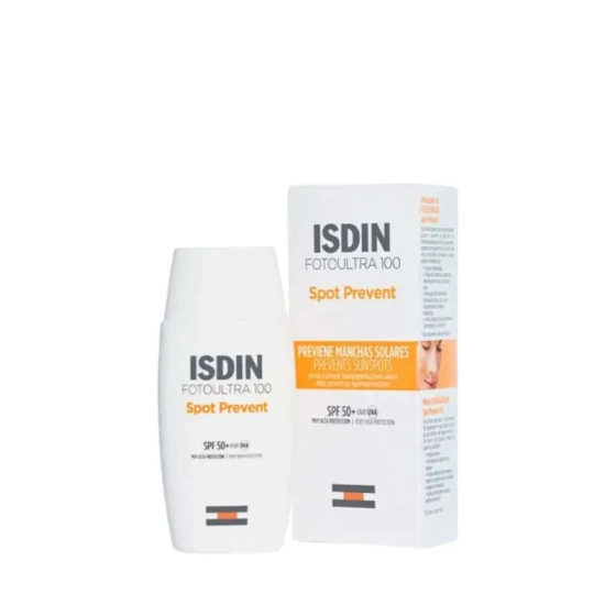 Isdin Fotoultra 100 Spot prevent Слънцезащитен флуид против пигментни петна SPF50+ 50мл