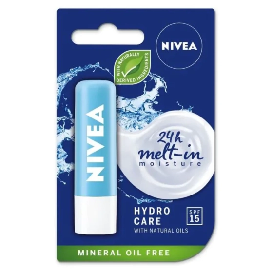 Nivea  балсам за устни  хидро 4,8г /85088/