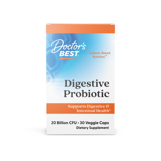 Digestive Probiotic 20В (Пробиотик) - поддържа баланса на чревната флора капсули х 30, Doctor's Best