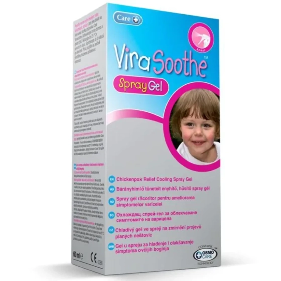 Вирасут спрей гел с охлаждащ ефект при варицела 60мл