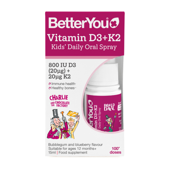 Витамин D + K2 за деца, спрей 15мл., Better You