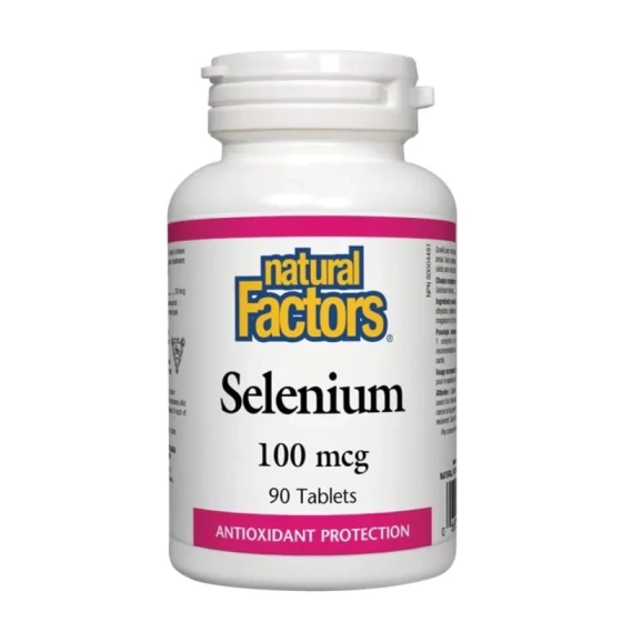 Селен таблетки при умора и слаб имунитет 100мкг х90 Natural Factors