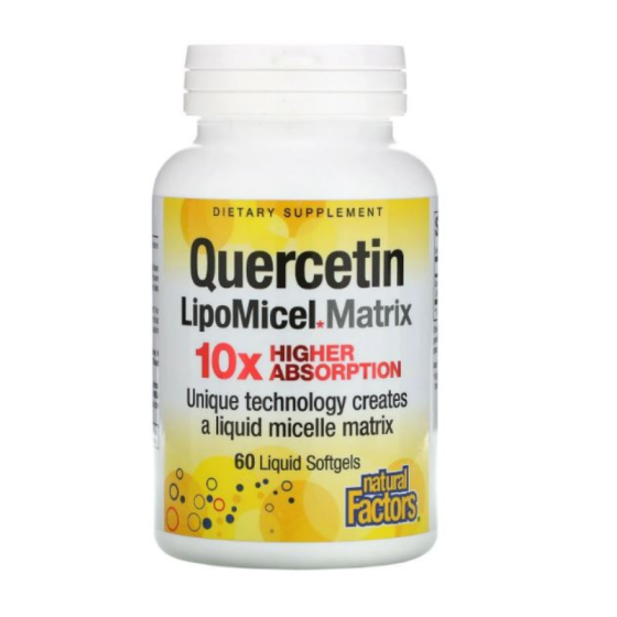 Кверцетин Lipomicel за имунна система капсули 250мг х60 Natural Factors