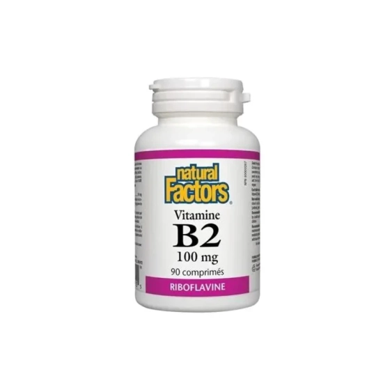 Витамин В2 таблетки 100мг х90 Natural Factors