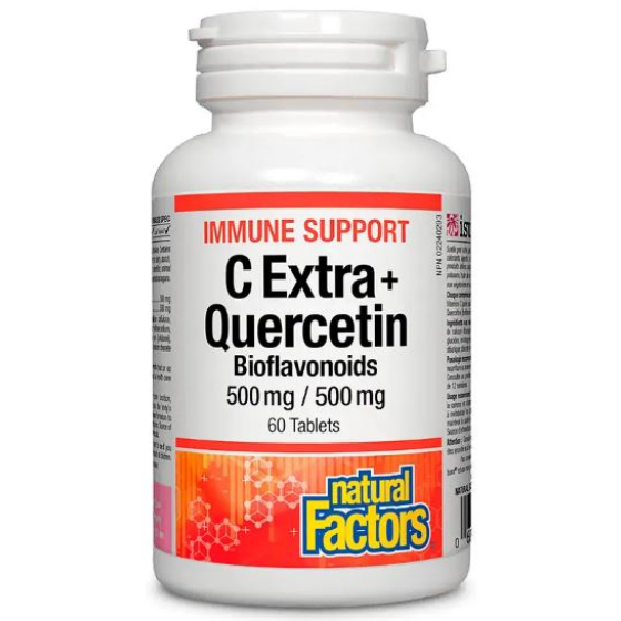 Кверцетин 500мг + витамин С 500мг х60 Natural Factors