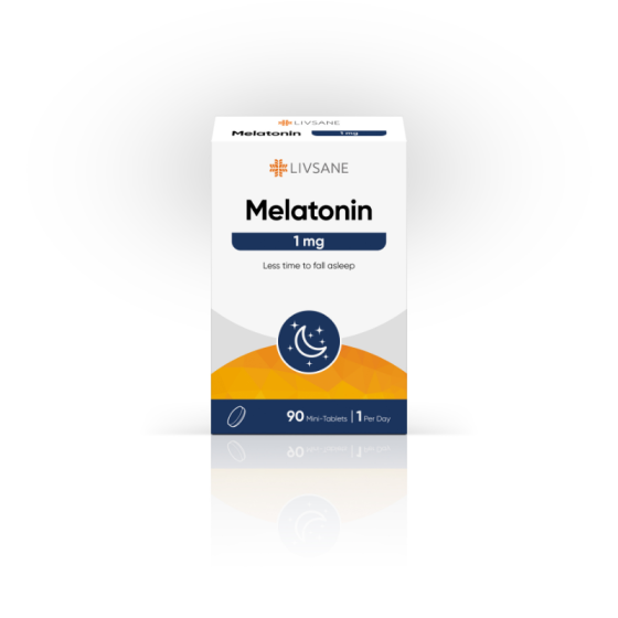 LIVSANE Мелатонин 1мг 90 таблетки