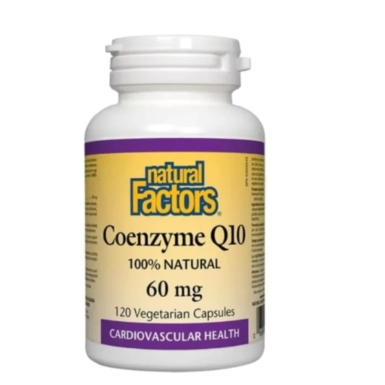 Коензим Q10 капсули за сърце 60мг х120 Natural Factors