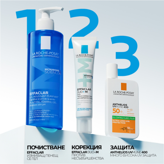 La Roche-Posay Effaclar Почистващ гел за акне рефил 400мл