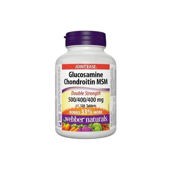 Глюкозамин,хондроитин+мсм таблeтки за здрави стави 1300мг  х120 Webber Natural