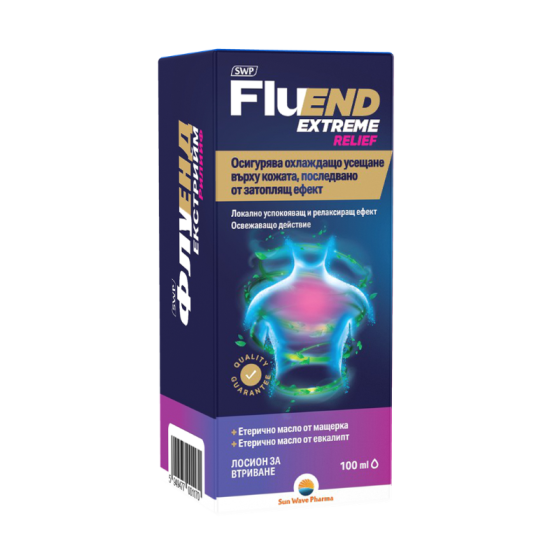 Fluend Extreme Relief лосион за втриване с мащерка и евкалипт 100 мл Sun Wave Pharma