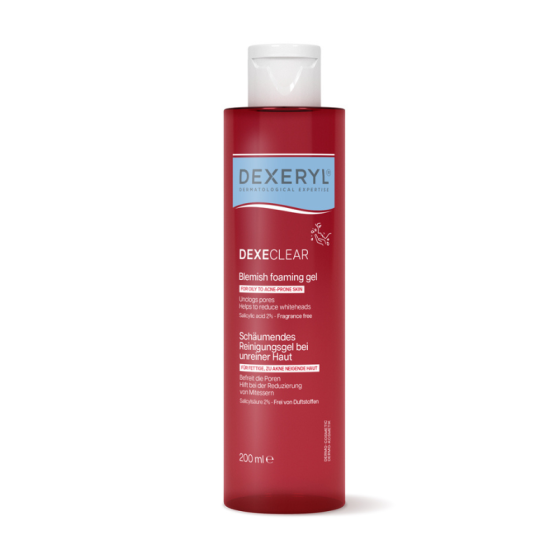 Dexeryl Dexeclear Измиващ гел против несъвършенства 200ml