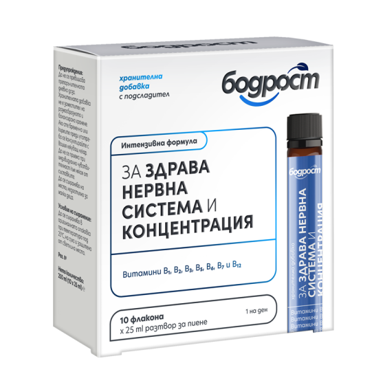 Бодрост за здрава нервна с-ма х10 флак.