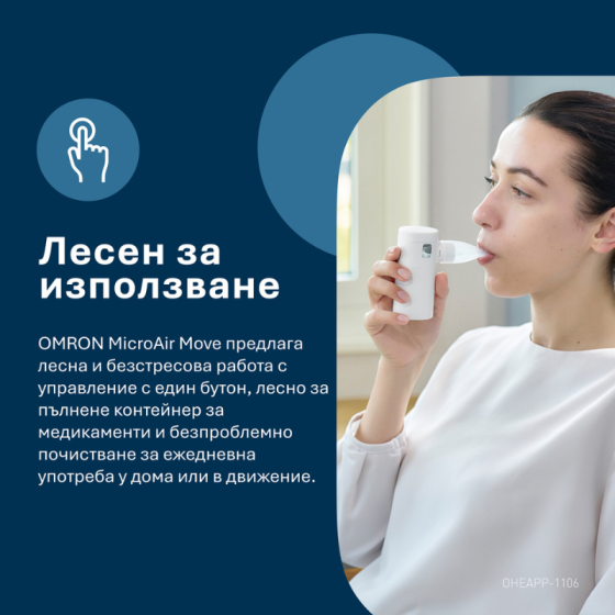 Omron MicroAIR Go Меш инхалатор