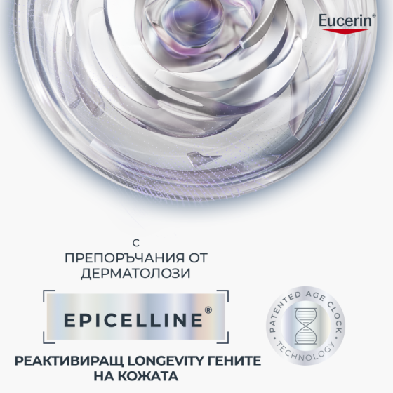 Eucerin Hyaluron-Filler + Longevity Epigenetic Дневна Грижа SPF30 50мл