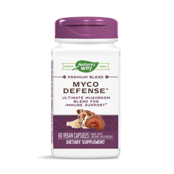 Мико дефенс капсули за силен имунитет 555мг х60 Nature's Way