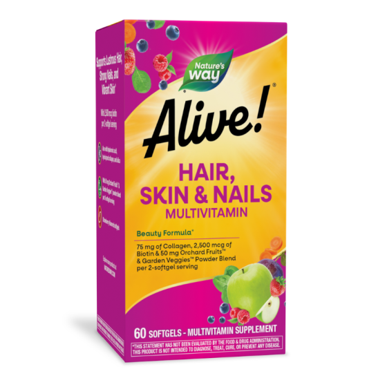 Alive Мултивитамини за коса, кожа и нокти софтгел капсули х60 Nature's Way
