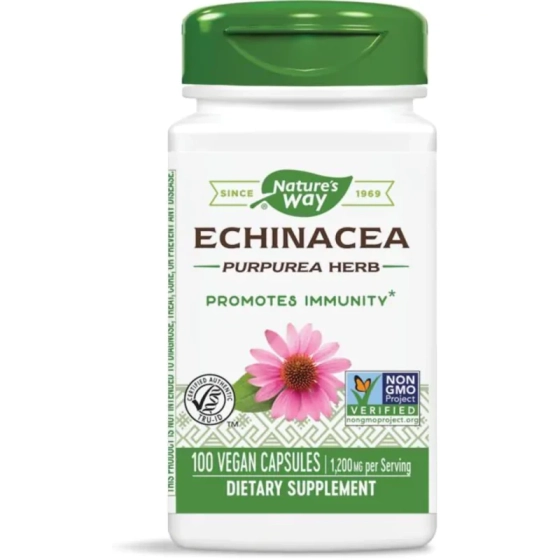 Ехинацея капсули за имунитет 400мг х100 Nature's Way